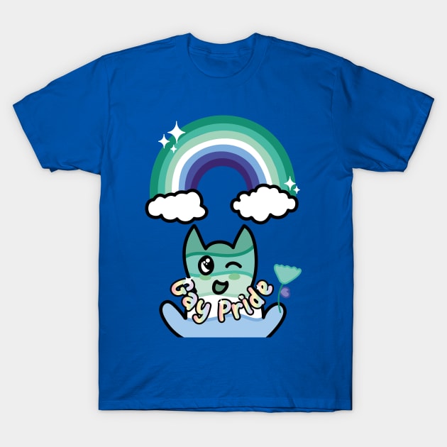 gay mlm pride rainbow mola T-Shirt by mola loves you